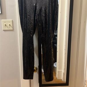 INC International Concepts Black Sequin Trousers